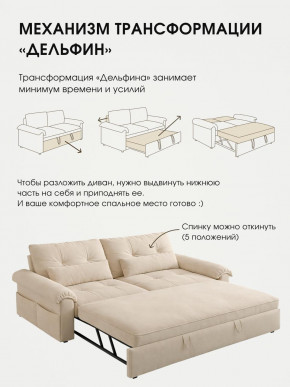 Диван-кровать ЛУНО 160см в Боготоле - bogotol.mebelnovo.ru | фото