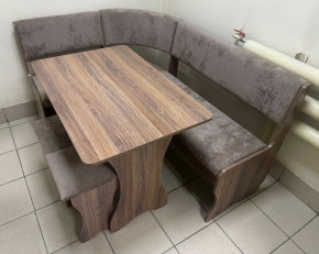 Кухонный уголок Миссия V велюр(серый) в Боготоле - bogotol.mebelnovo.ru | фото