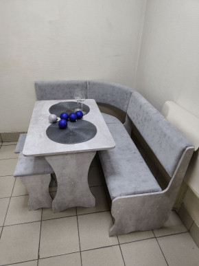 Кухонный уголок Миссия V велюр (цемент) в Боготоле - bogotol.mebelnovo.ru | фото