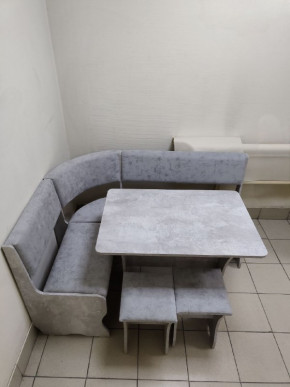 Кухонный уголок Миссия V велюр (цемент) в Боготоле - bogotol.mebelnovo.ru | фото