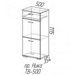 Ника тумба ТВ-500 (эра) в Боготоле - bogotol.mebelnovo.ru | фото