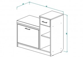 Обувница ОБ-2 (ваша мебель) в Боготоле - bogotol.mebelnovo.ru | фото
