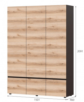 Шкаф 3-х Берген в Боготоле - bogotol.mebelnovo.ru | фото